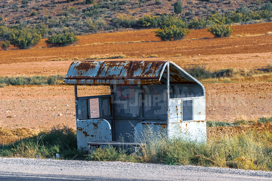 Vintage bus stop