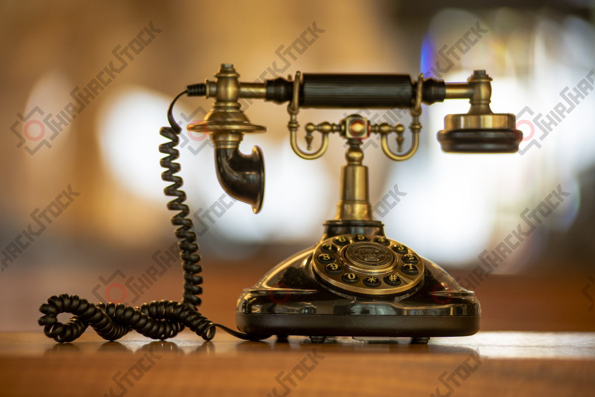 Old fashioned telephone